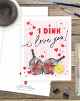 Pickle Ball Card, Pickle Ball Gifts, Funny Love Cards