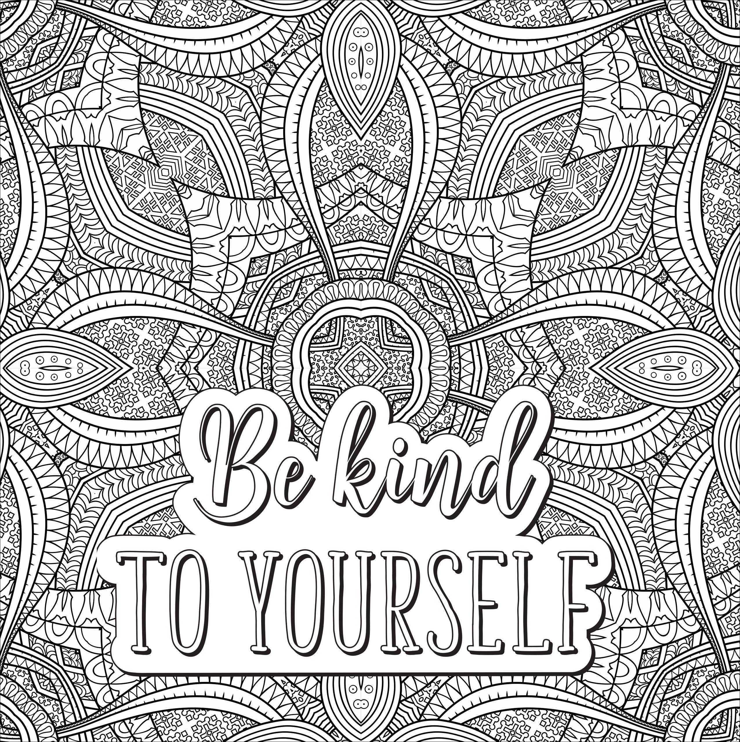 Self-Care Coloring Book