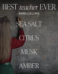 Best Teacher Ever 9 oz Soy Candle - Home Decor & Gifts