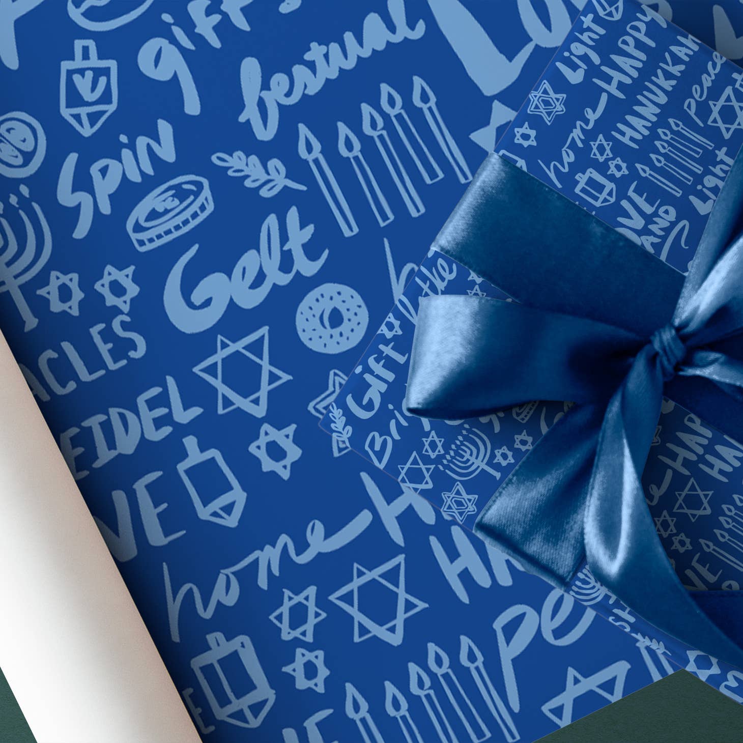 Hanukkah Gift Wrap Paper Rolls
