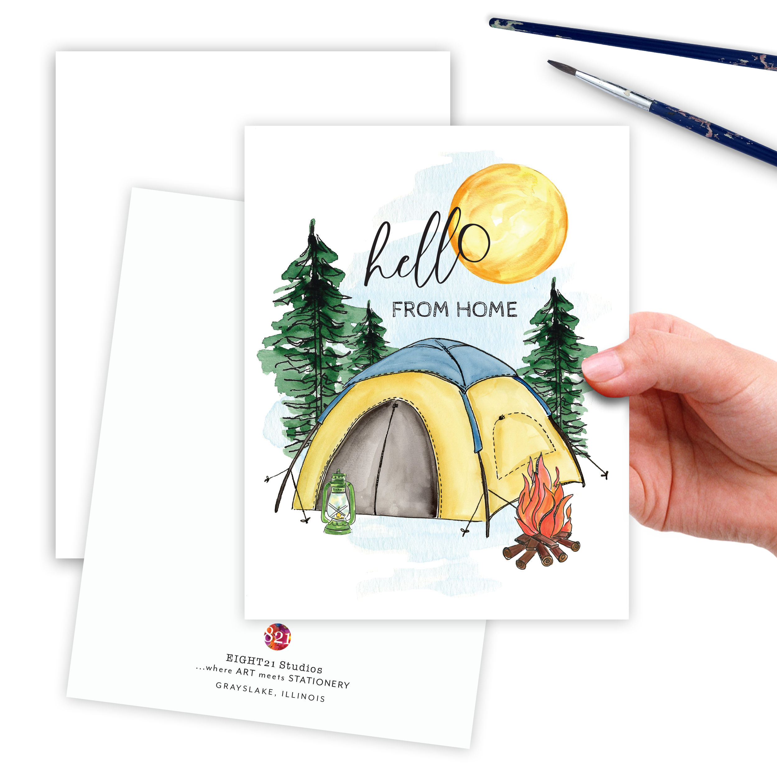 Summer Camp Life, Sleep Away Camp for Kids, Cards for Kids