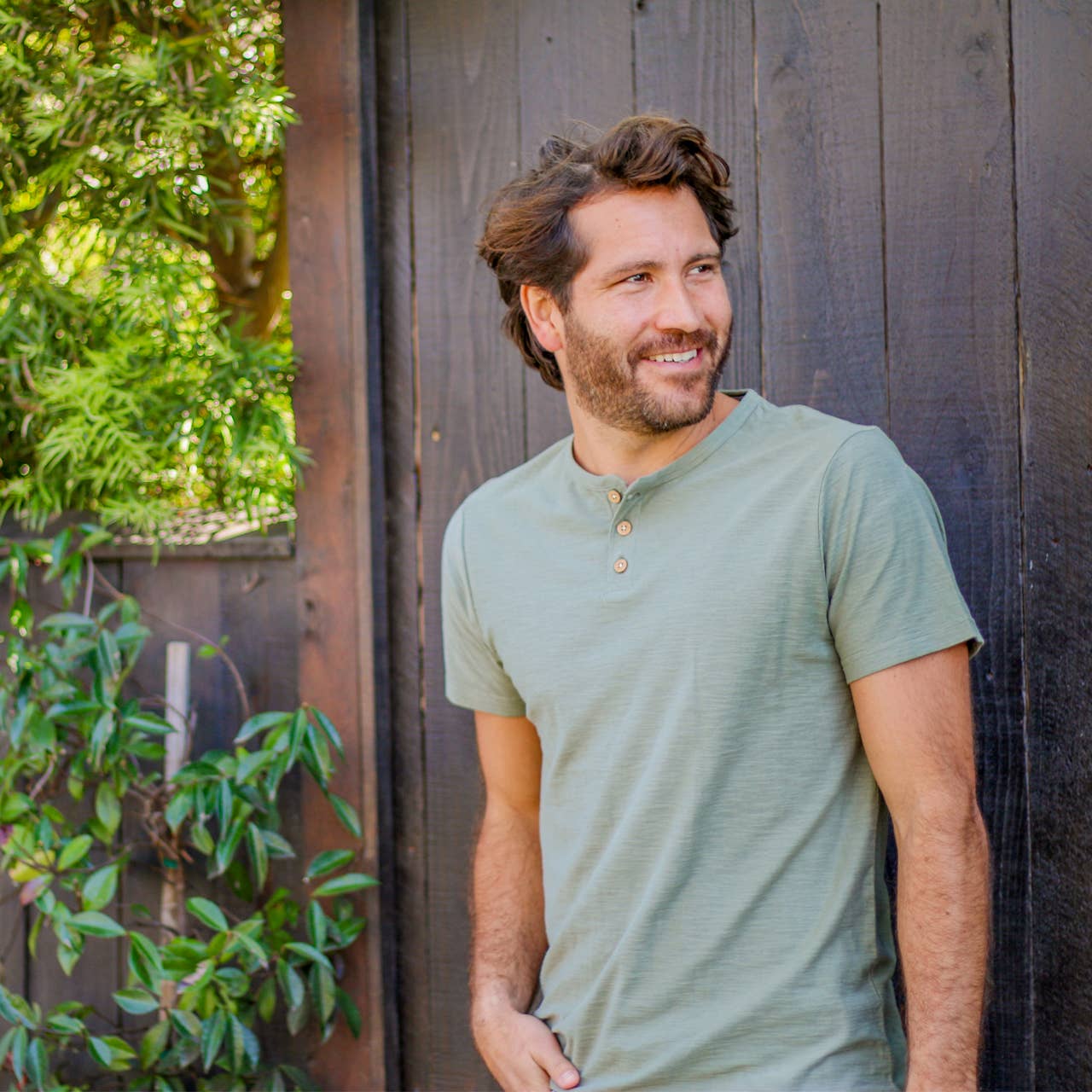 Noel Solid Slub Henley