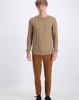Cable Knit Style Cotton Sweater
