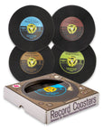Record Coasters - set of 4