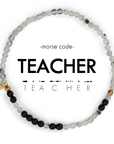3mm Morse Code Bracelet | TEACHER