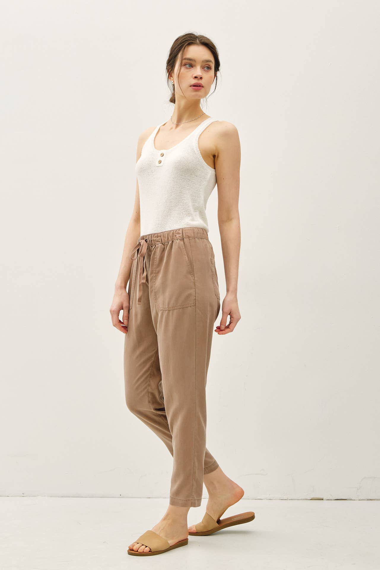 Tencel Tapered Pants