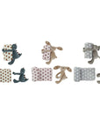 Plush Animal w/Polka Dot Blanket