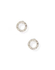 Screwback Stud Earrings - Lainey - Silver