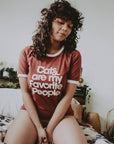 Cats Are My Favorite People | Ringer Graphic T-shirt