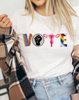 Vote - BLM Banned Books Female Gay Trans Rights T-Shirt