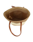 Woven Straw Tote and Sun Hat Set