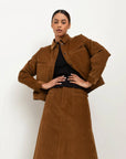 Sefina Corduroy Jacket Paper Label