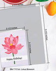 Happy Birthday Lotus Blossom Card