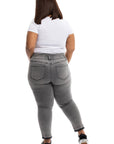 Plus Size 27" Relaxed Jean w/ Release Hem