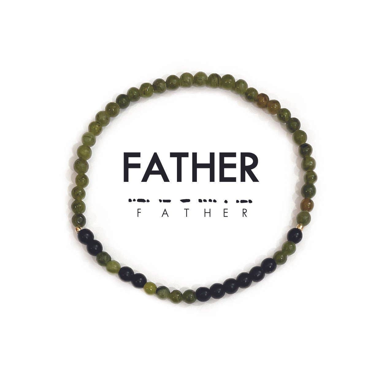 Morse Code Bracelet Men&#39;s Extended Size | FATHER