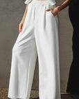 Wide Leg Knit Trouser