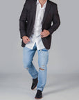 High Line Pewter Grey Blazer