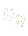 Elegant Curve Drop Earrings