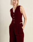 A velvet vest
