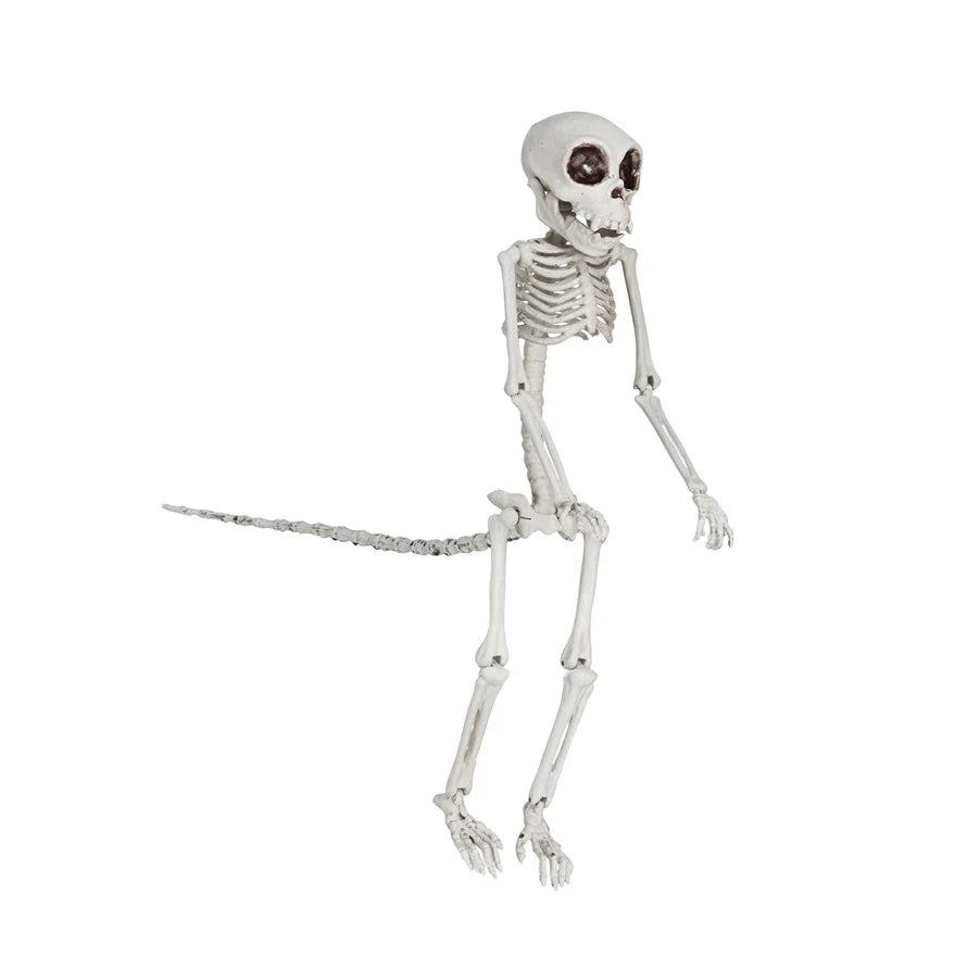 Plastic Monkey Skeleton Decor