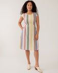 Marseille Dress Vintage Rainbow