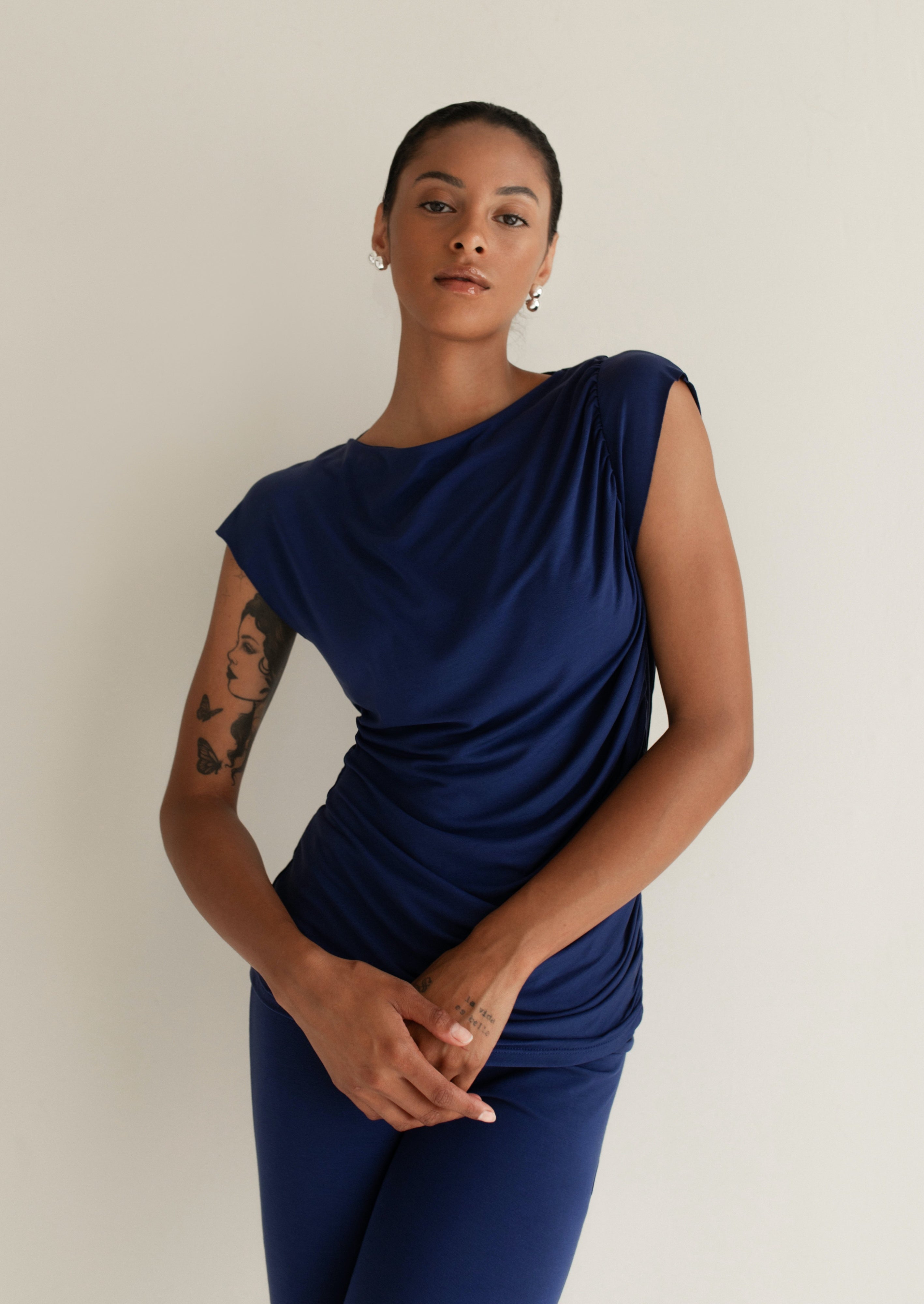 Greta Rouched Tee