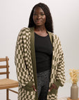 Baldwin Oversize Check Cardigan - Known Supply