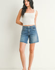 Just Black Denim Bermuda Short Medium Denim