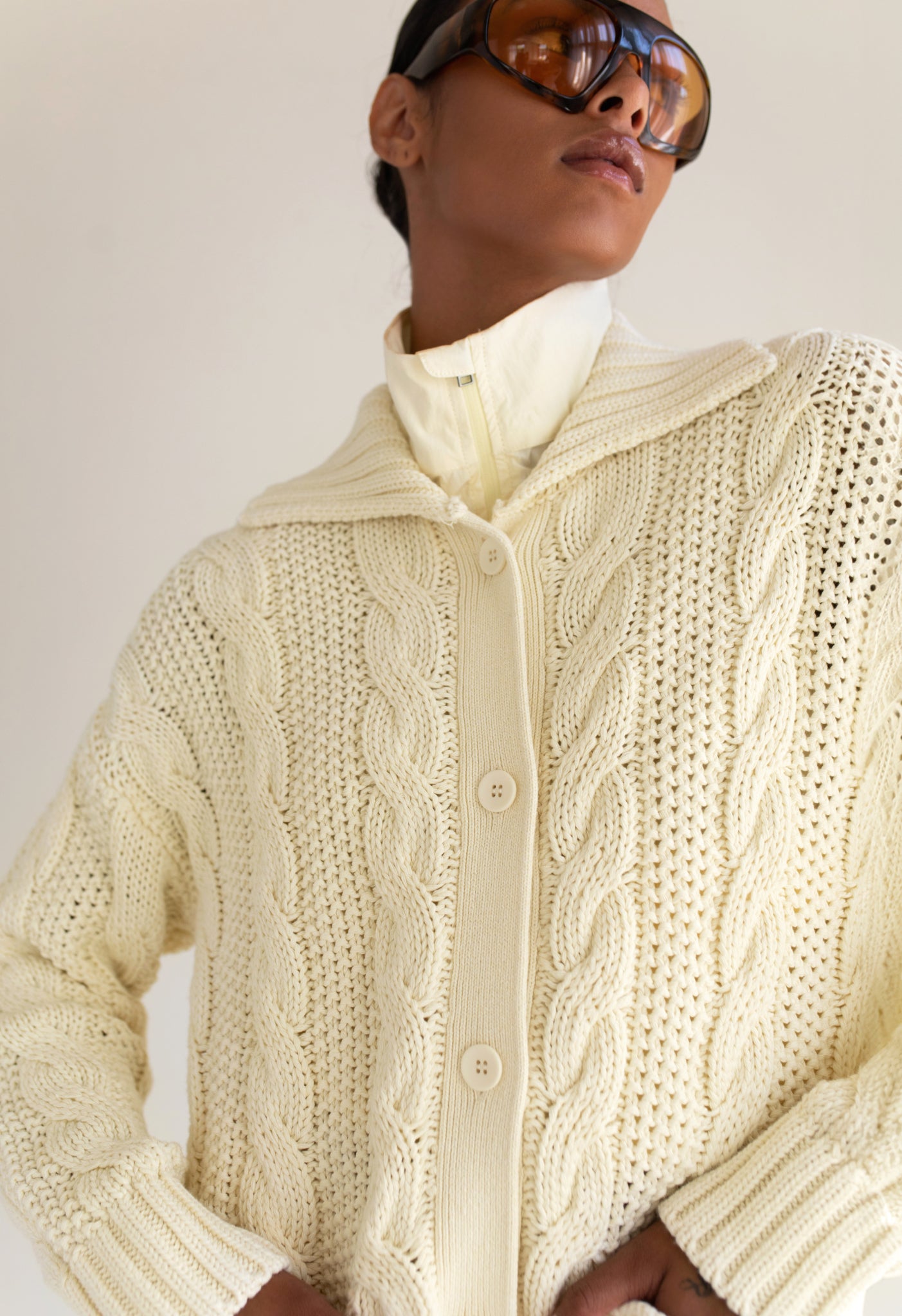 Marelle Cable Cardigan