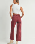 New Seamed Utility Straight Leg Jeans