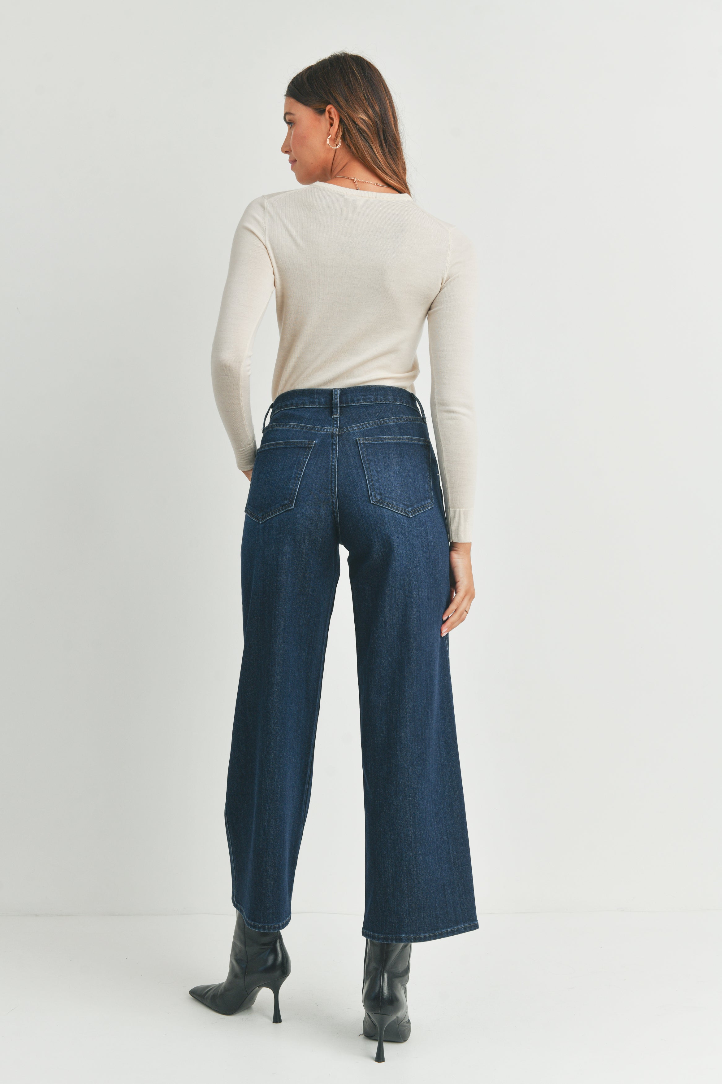 New Seamed Utility Straight Leg Jeans