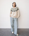 Elisha vintage oat sweater