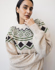 Elisha vintage oat sweater