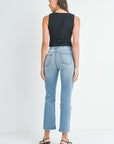 High Rise Soft Stretchy Straight Jeans