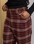 Steward pant Fudge plaid Known Supply
