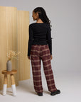 Steward pant Fudge plaid Known Supply