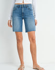 Just Black Denim Bermuda Short Medium Denim