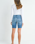 Just Black Denim Bermuda Short Medium Denim