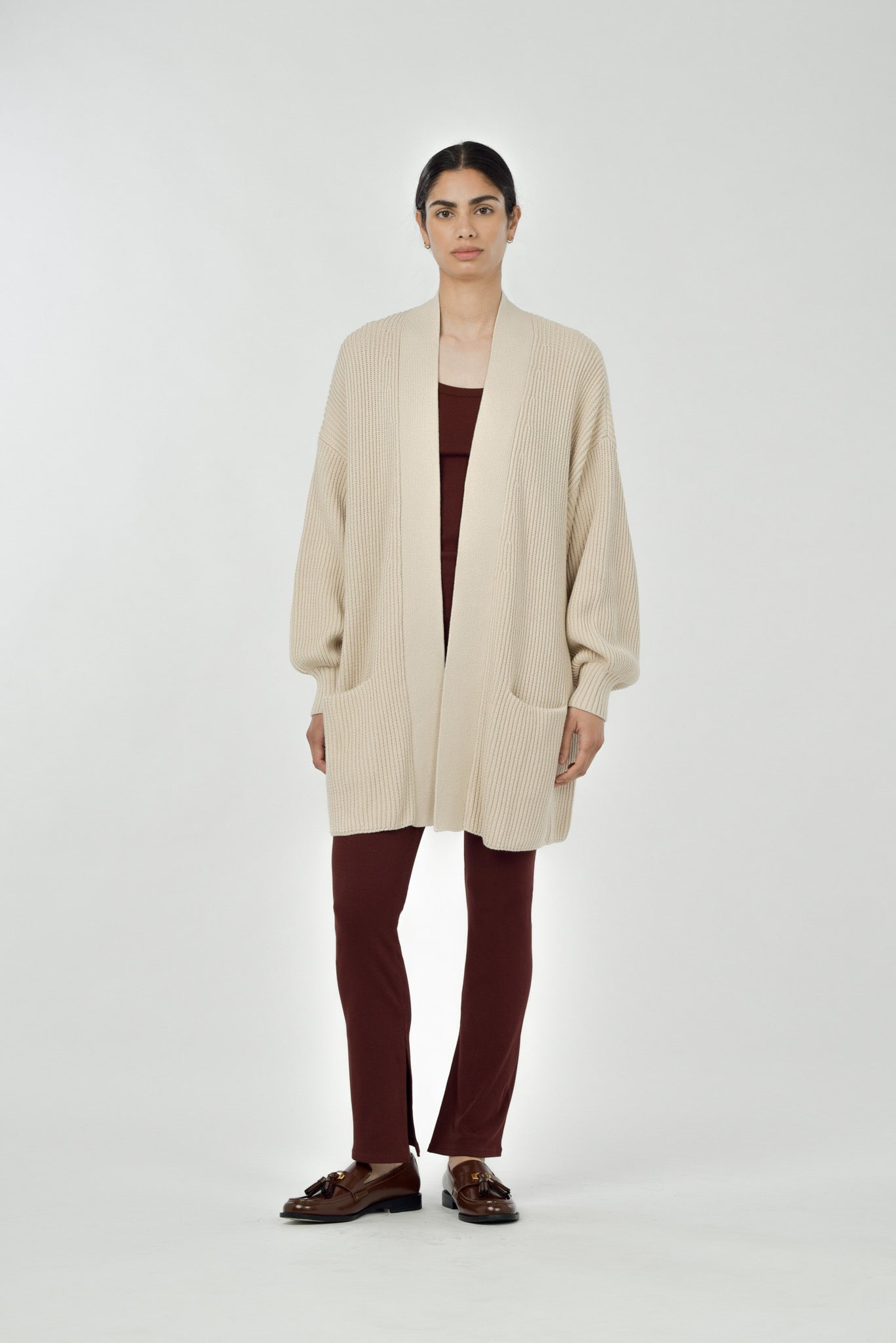 Row Shell Open Cardi
