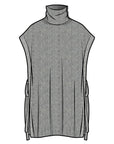 Ophelia Turtle Neck Poncho