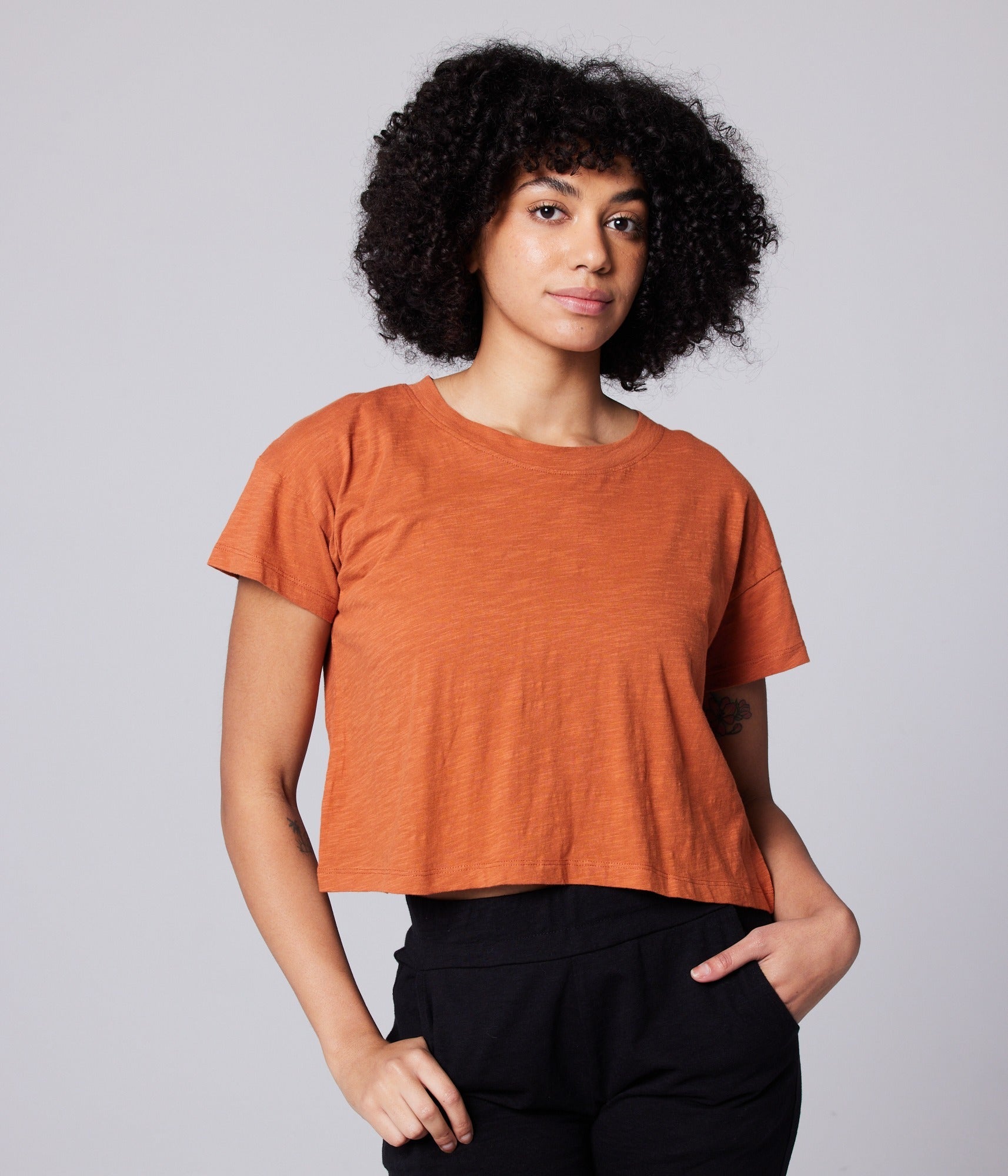 Easy Cropped Tee