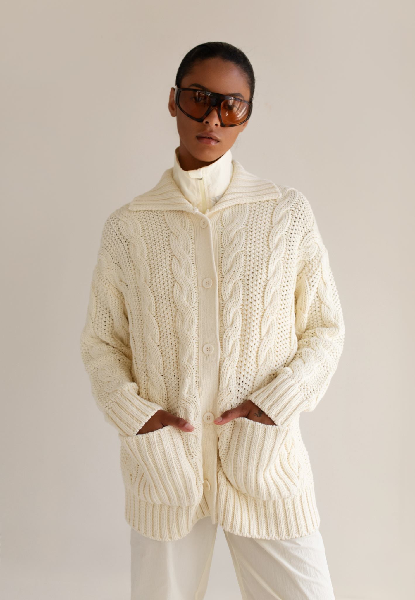 Marelle Cable Cardigan