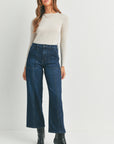 New Seamed Utility Straight Leg Jeans