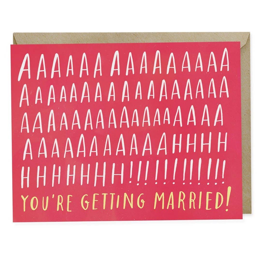 Aaah Married / Engagement Card