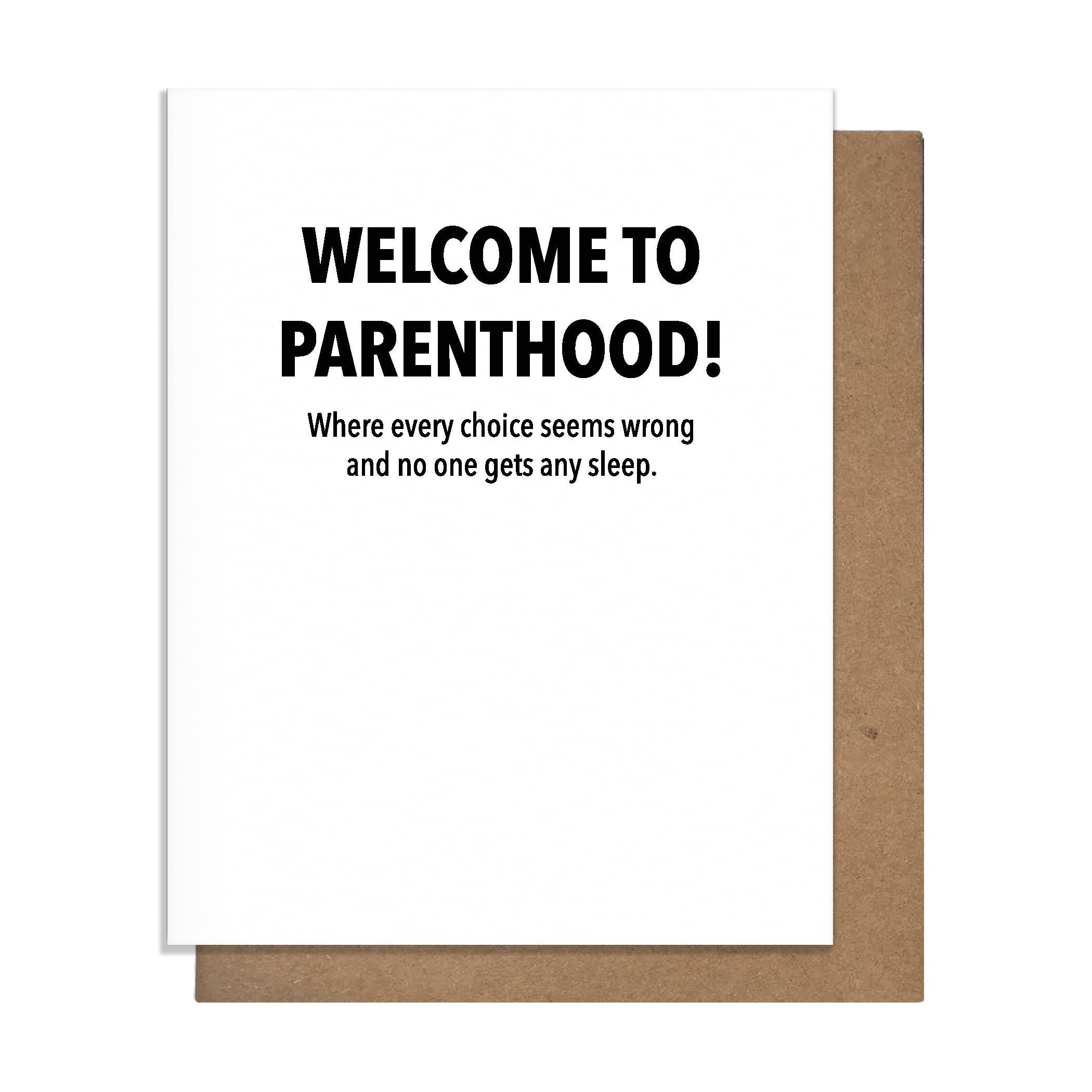Pretty Alright Goods - Parenthood - Baby Card