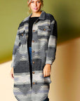 Aztec Pattern Long Jacket