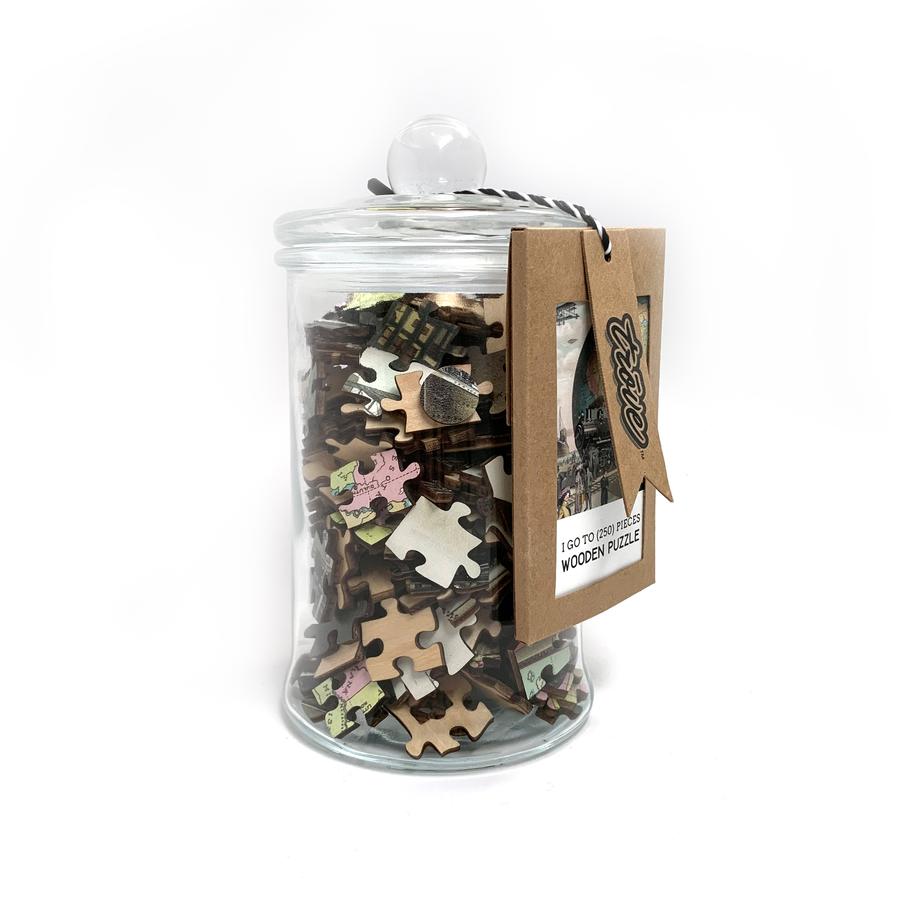 I Go To (250) Wooden Glass Puzzle