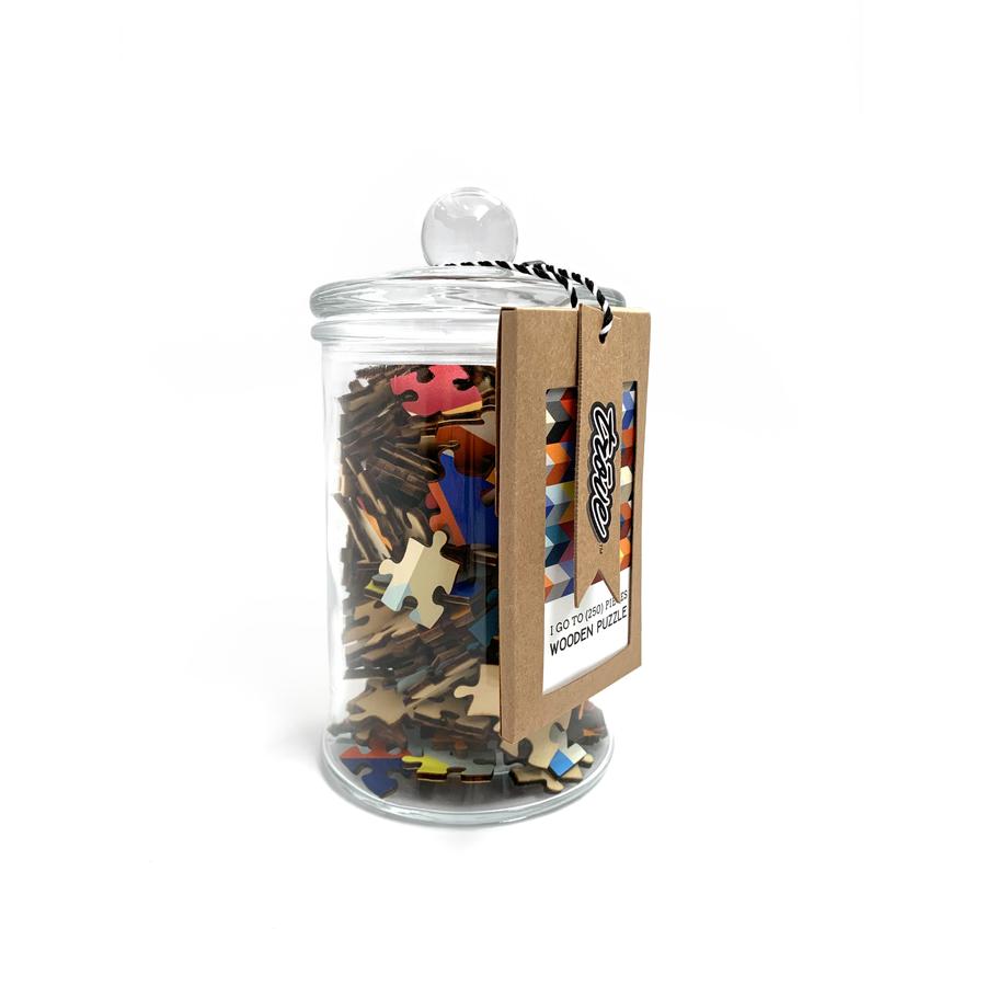 I Go To (250) Wooden Glass Puzzle