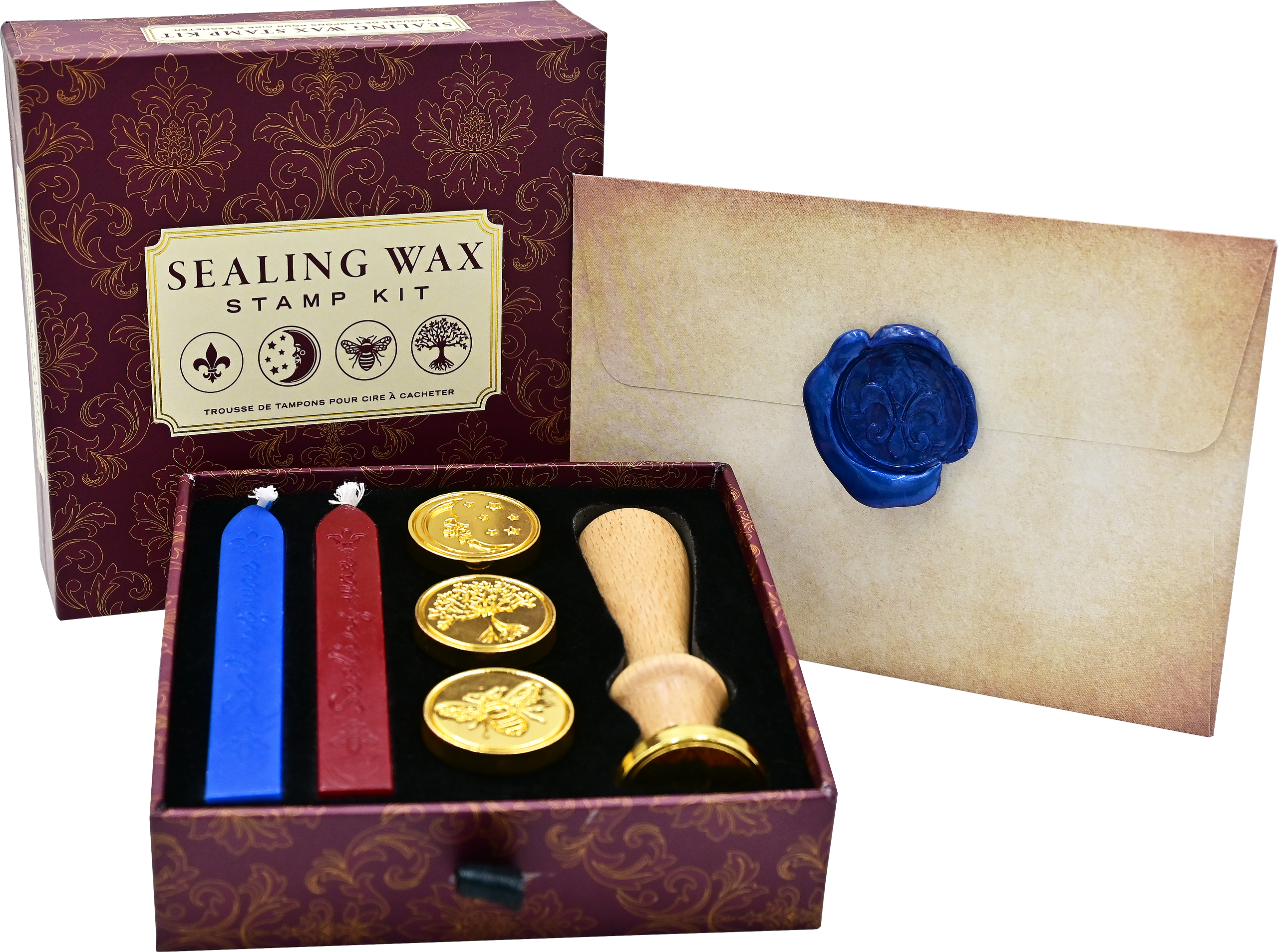 Peter Pauper Press - Sealing Wax Stamp Kit