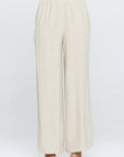 Linen Wide Leg Pants with Pockets